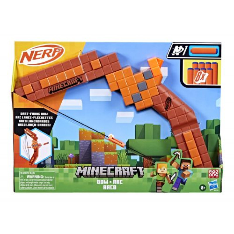 NERF Бластер іграшковий Лук серії Майнкрафт
