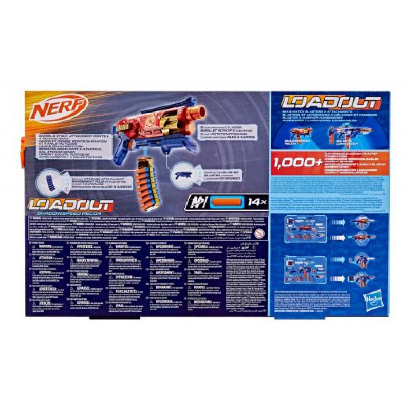 NER Бластер іграшковий Nerf Loadout Shadowspeed Recon