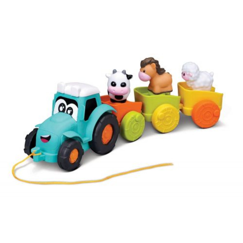 Набір ігровий Farm Tractor, в компл.3 причепи та 3 фігурки тварин