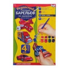 Набір для творчості, розписний гіпсовий барельєф на магнітах, 