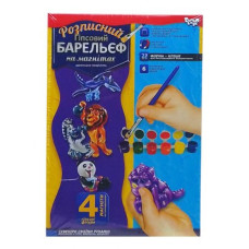 Набір для творчості, розписний гіпсовий барельєф на магнітах, 