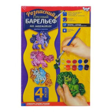 Набір для творчості, розписний гіпсовий барельєф на магнітах, 