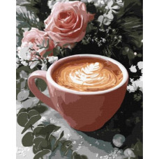 Картина за номерами - Новорічне лате 40х50 см.