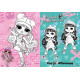 Книжка-розмальовка зі стікерами  