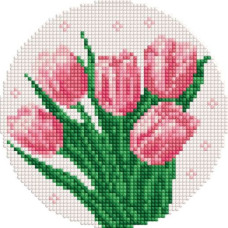 Алмазна мозаїка - Ніжні тюльпани ©art_selena_ua