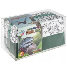 Dinosaur Expedition Пенал-розмальовка з фломастерами