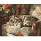 Алмазна мозаїка - Муркотливі сни ©art_selena_ua