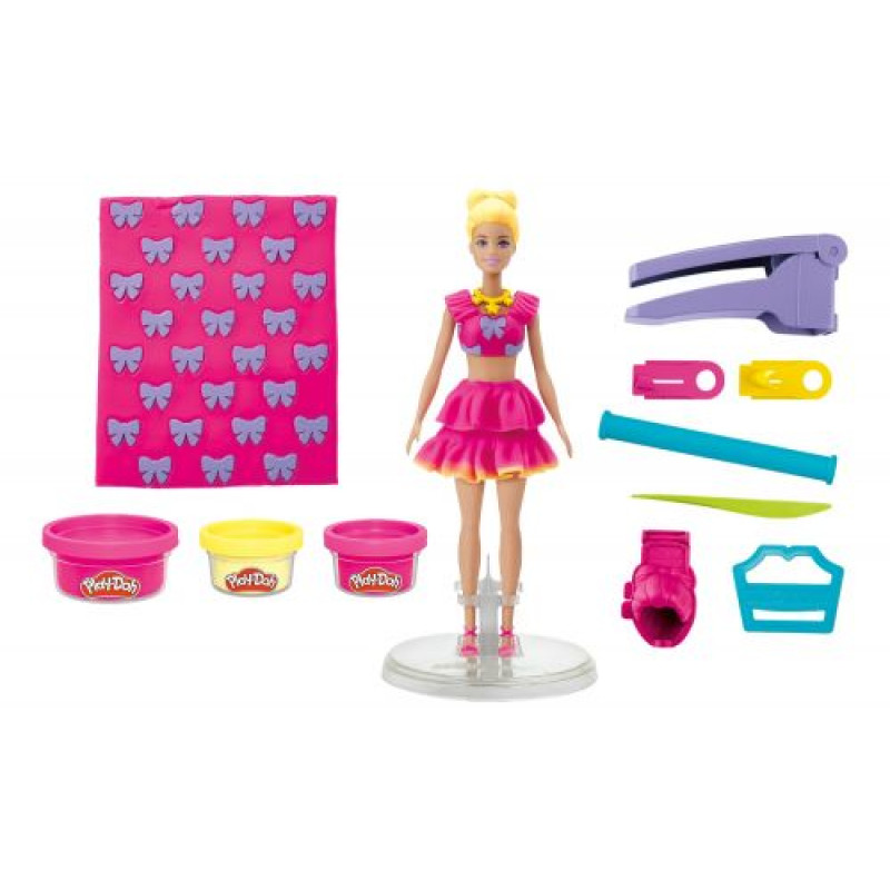 PD Набір для творчості з масою для ліплення Barbie. Рюші та банти