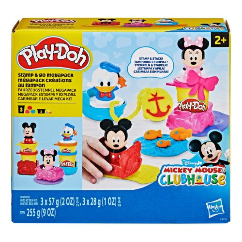 PD Набір для творчості з масою для ліплення Disney Junior. Маленькі штампи. Мега-набір