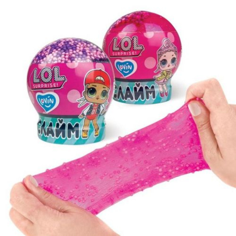 Игрушка-антистресс слайм с шариками, 210 мл L.O.L. Surprise! шар Lovin, микс, 1 штука