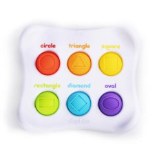 Сенсорна іграшка Fat Brain Toys Dimpl Duo Колір Форма Брайль, симпл димпл / simple dimple