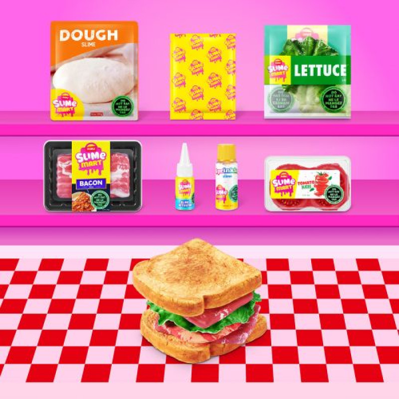 Ігровий набір зі слаймами Slime Mart серії Shopping Cart – Візок смаколиків