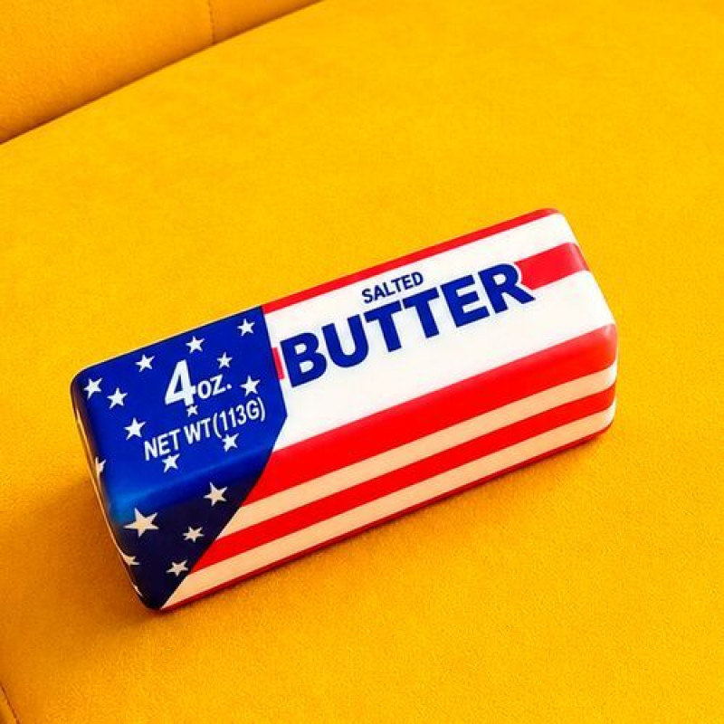 Сквіш-антистрес Масло (butter squishy) Америка 14 см (мікс кольорів)