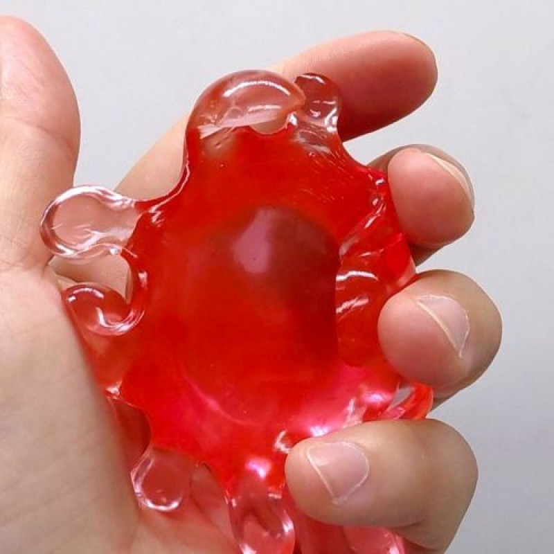 Сквіш антистресс клякса 8 см, (ЖОВТИЙ)
