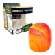 Сквіш антистресс мармелад  мармуровий 6см #471  (12/144) (ЖОВТО-ЧЕРВОНИЙ)