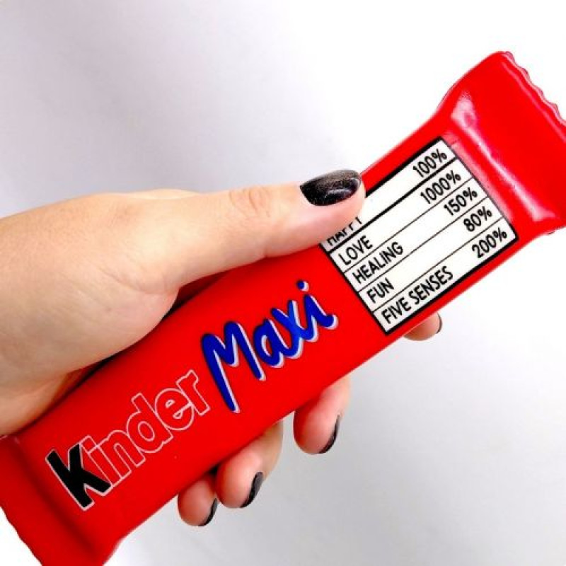 Сквіш-антистрес Шоколадний батончик KINDER MAXI