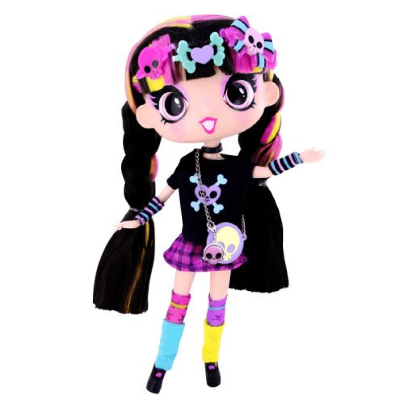 Ігровий набір з лялькою FASHION DECORA GIRLZ - ЛУНА (з аксесуарами та наклейками)