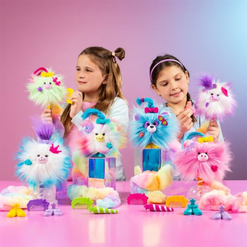 Мʼяка іграшка-сюрприз Cotton Candykins W2 – Пухнастий улюбленець (рожевий)