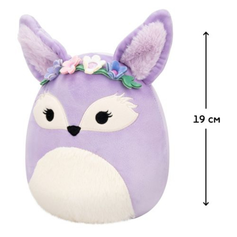 М'яка іграшка Squishmallows - Лисиця фенек Каденс (19 см)