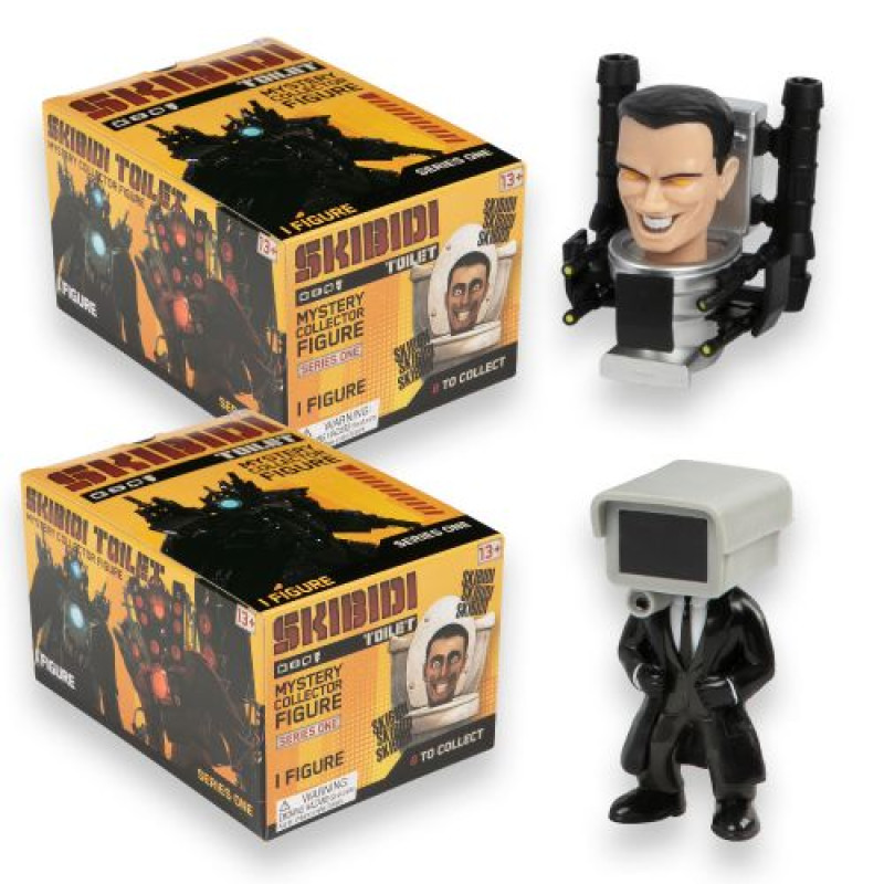 Іграшка-сюрприз з колекційною фігуркою Mystery Figure, Skibidi Toilet