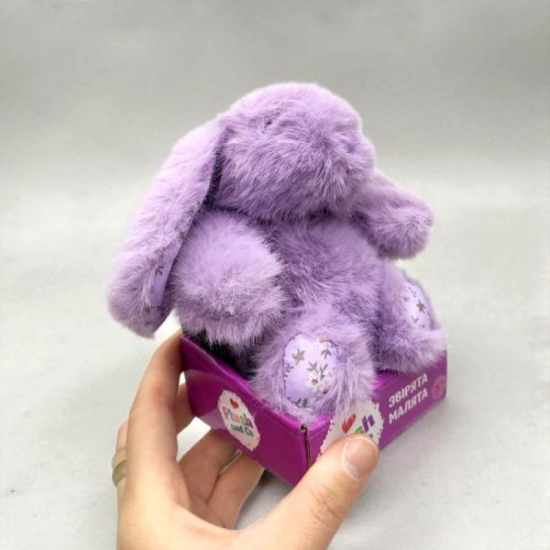 Мяка іграшка Plush and Co ЗАЙЧИК (ВИД 2) 16см з вушками