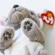 Дитяча іграшка м’яконабивна TY BEANIE BELLIES. Сірий пес WILFRED