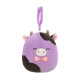 М'яка іграшка на кліпсі Squishmallows – Корівка Олексі