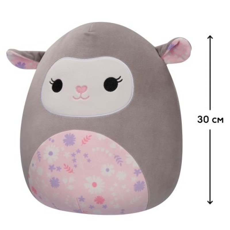 М'яка іграшка Squishmallows - Сіре ягня (30 cm)