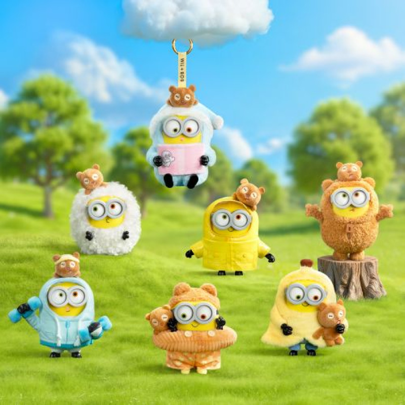 Колекційна мʼяка іграшка з кільцем РOP TOP 52Toys серії Bob & Tim - Посіпаки