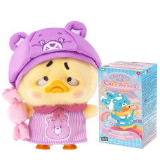 Колекційна мʼяка іграшка з кільцем POP TOP 1983toys серії Upset Duck x Care Bears - Будь веселкою