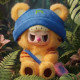 Колекційна м'яка іграшка з кільцем POP TOP Rebel Bear серії Sweet Zoo - Зоомалюки