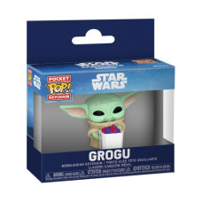 Ігрова фігурка на кліпсі Funko POP! серії Мандалорець і Ґроґу - Ґроґу з попкорном