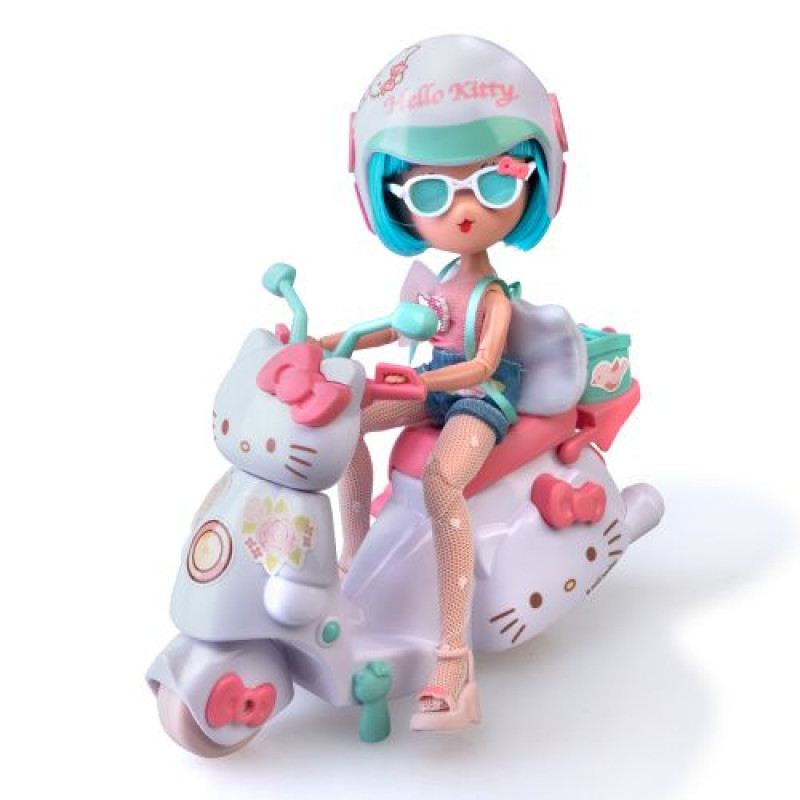 Ігровий набір 4SF Manga Dolls серії Hello Kitty – Красуня Пінк на скутері