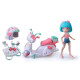 Ігровий набір 4SF Manga Dolls серії Hello Kitty – Красуня Пінк на скутері