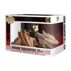Ігрова фігурка Funko POP! Rides серії Дім Дракона S4 - Ейґон Тарґарієн і Сонцежар