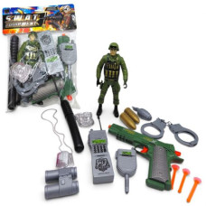 Військовий набір SWAT Equipment з фігуркою військового та пістолетом