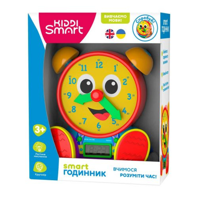 Інтерактивна двомовна іграшка, що навчає – Smart-годинник