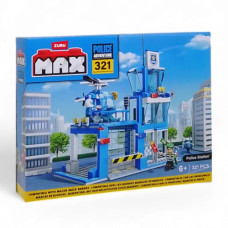 Конструктор Zuru MAX CITY Поліція 321 дет., короб.6*35,5*35,5см