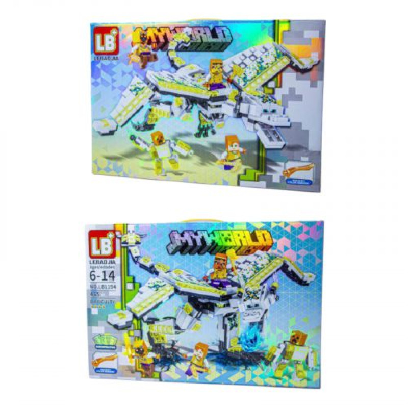 КОНСТРУКТОР MINECRAFT (465 ДЕТ) (кор. 47*5х32*5х7 см.)
