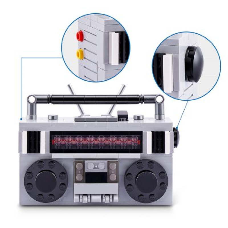 Конструктор в капсулі Max серії Retro S1 – Касетний магнітофон