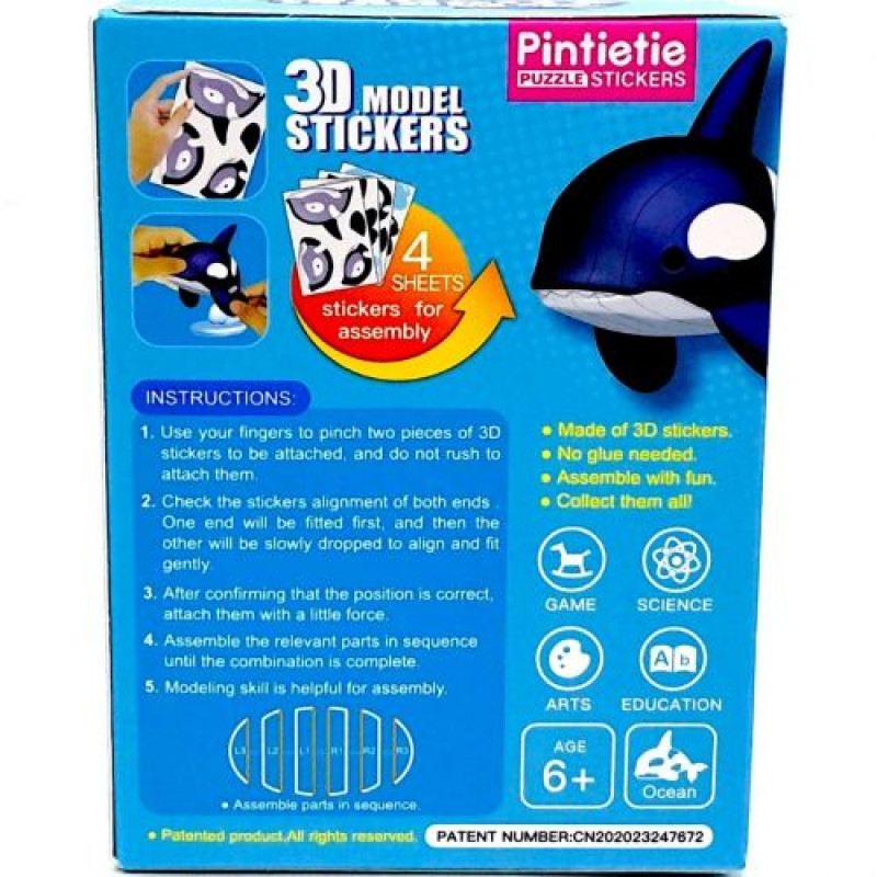 Pintietie 3D КОНСТРУКТОР-СЮРПРИЗ 