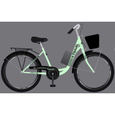 Велосипед міський Corso «TRAVEL» 26`` TL-26727 + КОШИК