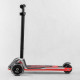 Самокат триколісний Best Scooter знімне алюмінієве кермо, передні колеса PU 120х45мм. задні 80х50мм, зі світлом, в коробці