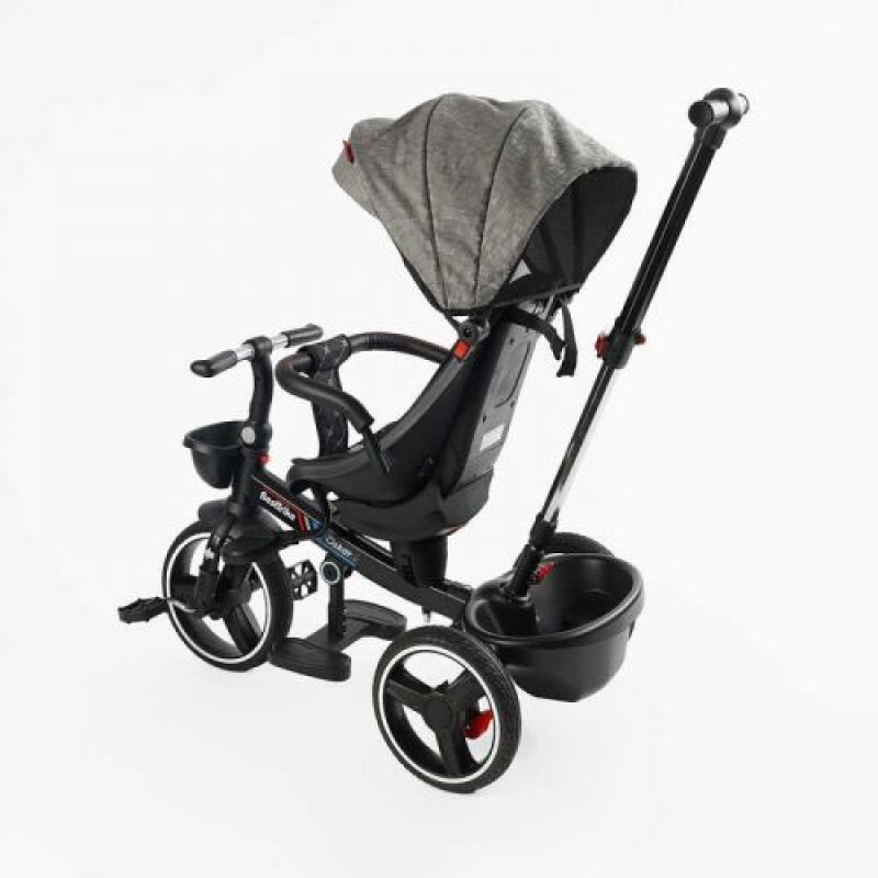 Велосипед 6390 BestTrike Oscar (1) ПОВОРОТНЕ СИДІННЯ, КЕРМО СКЛАДАЄТЬСЯ, КОЛЕСА З ПРОГУМОВАНИМ PU, КОШИК, ТЕЛЕСКОПІЧНА РУЧКА
