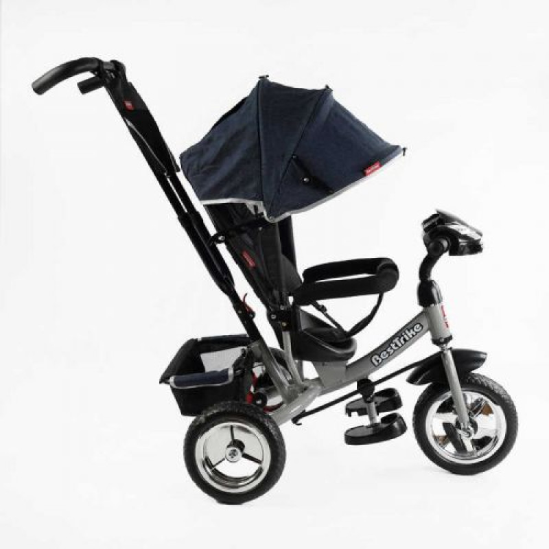 Велосипед 3-х колісний 6588 Best Trike (1) КОЛЕСО ПІНА, d=25см переднє, d=20см задні, фара музична, USB, Bluetooth, в коробці