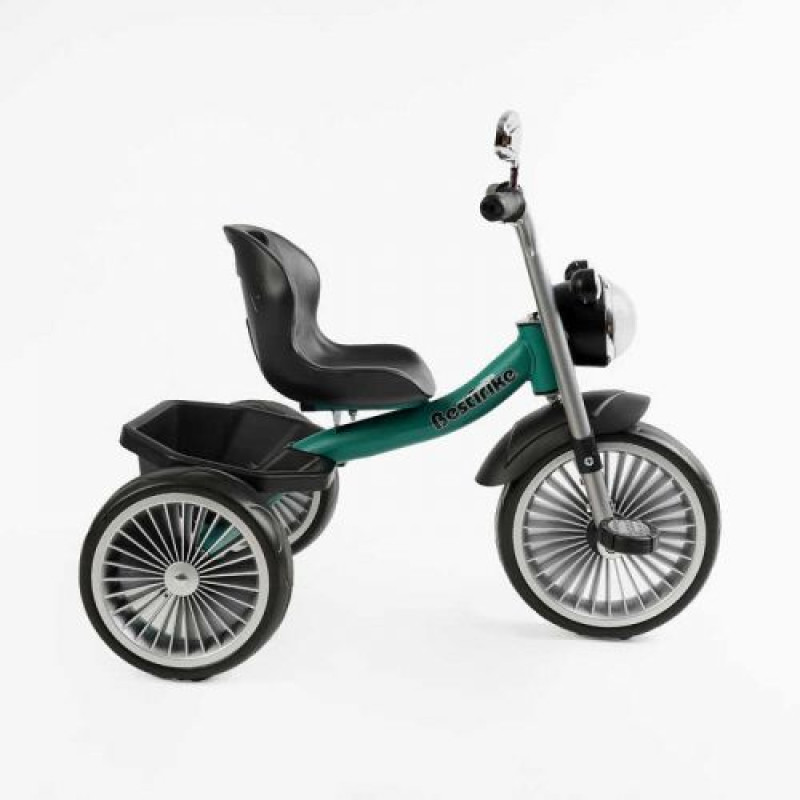 Велосипед 3-х колісний Best Trike (1) колеса EVA переднє 10’’, заднє 8’’, сталева рама, УКР. ОЗВУЧУВАННЯ, кошик, в коробці