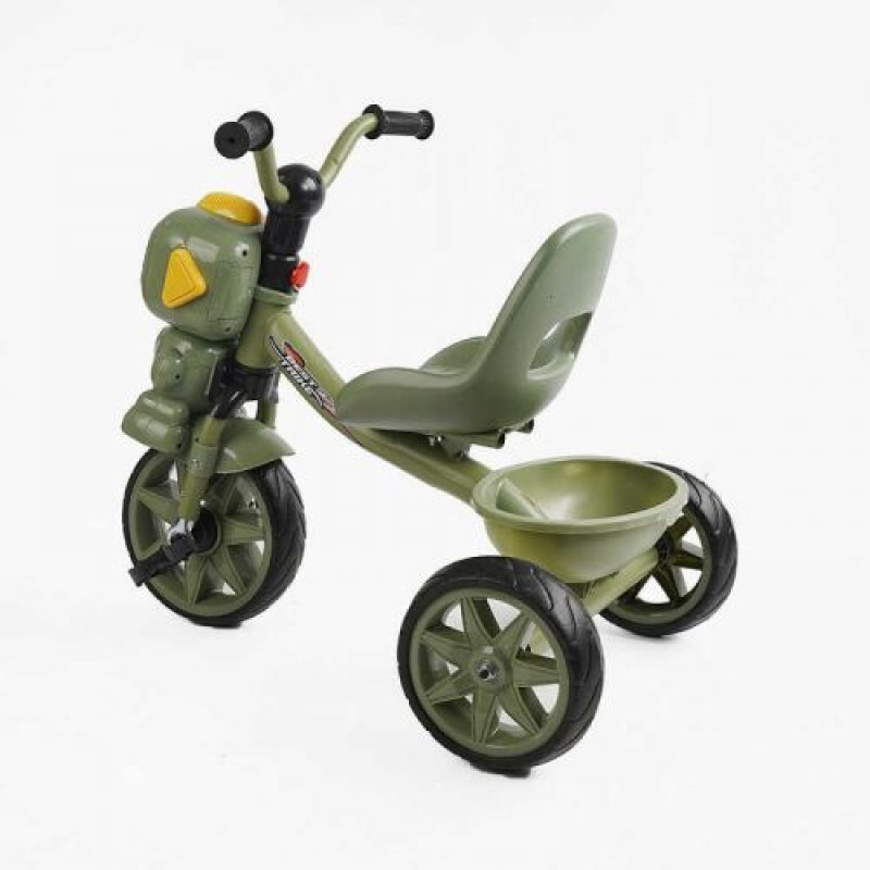 Велосипед 3-х колісний BS-50570 Best Trike (1) колеса EVA переднє 10’’, заднє 8’’, сталева рама, УКР. ОЗВУЧУВАННЯ, кошик, в коробці