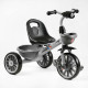 Велосипед 3-х колісний BS-18125 Best Trike (1) колеса EVA переднє 12’’, заднє 10’’, сталева рама, фара з музикою та світлом, 1 пісня українською та 2 англійською, 2 кошики, в коробці
