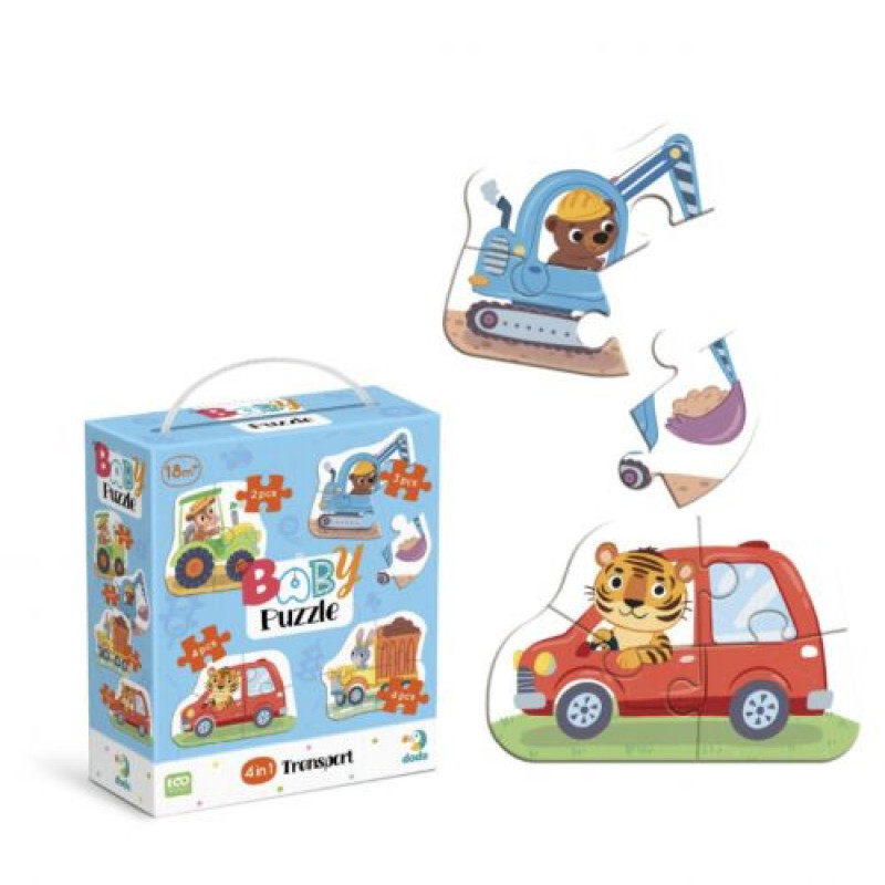 Пазл 4 в 1 «Baby puzzle. Транспорт»