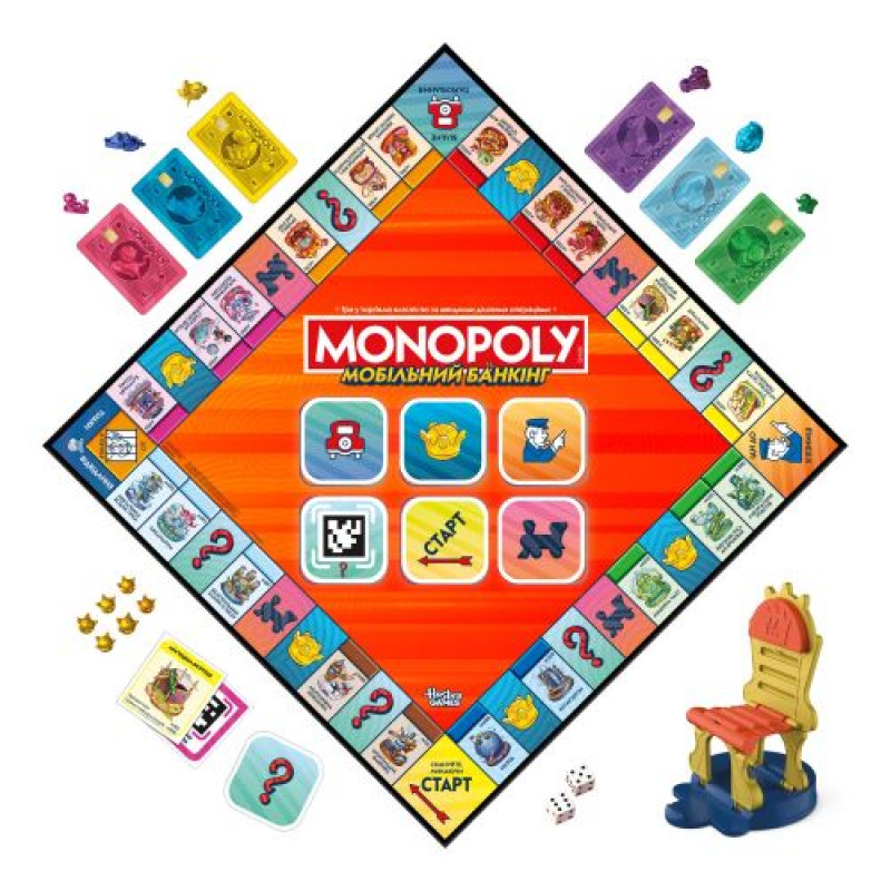 MONOPOLY Гра настільна Монополія Мобільний Банкінг